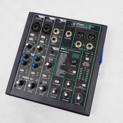 Vist Large View of Product Image Which is Used Mackie Pro FX 6 V3 Mixer 40042-S000260129
