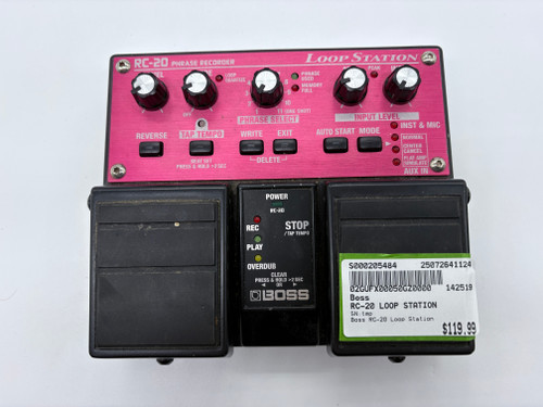 Vist Large View of Product Image Which is Used Boss RC-20 LOOP STATION Looper Pedal 41124-S000205484
