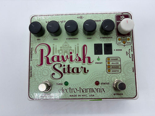 Vist Large View of Product Image Which is Used Electro Harmonix (E/H) RAVISH SITAR Synthesizer Pedal 41124-S000205489