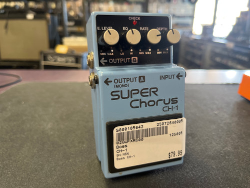 Vist Large View of Product Image Which is Used Boss CH-1 Chorus Pedal 40085-S000105642