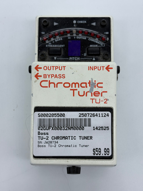 Vist Large View of Product Image Which is Used Boss TU-2 CHROMATIC TUNER Tuner Pedal 41124-S000205500