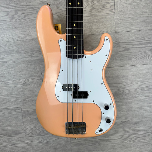 Vist Large View of Product Image Which is Used 30TH STREET GUITARS RUST P-BASS P Type Bass Guitar Pink 4-String 41124-S000205511
