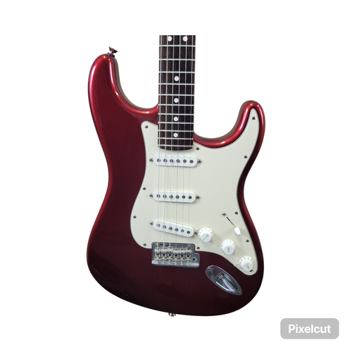 Vist Large View of Product Image Which is Used Fender AMERICAN STANDARD 2008 STRAT Candy Apple Red with Original Hardshell 40083-S000153288