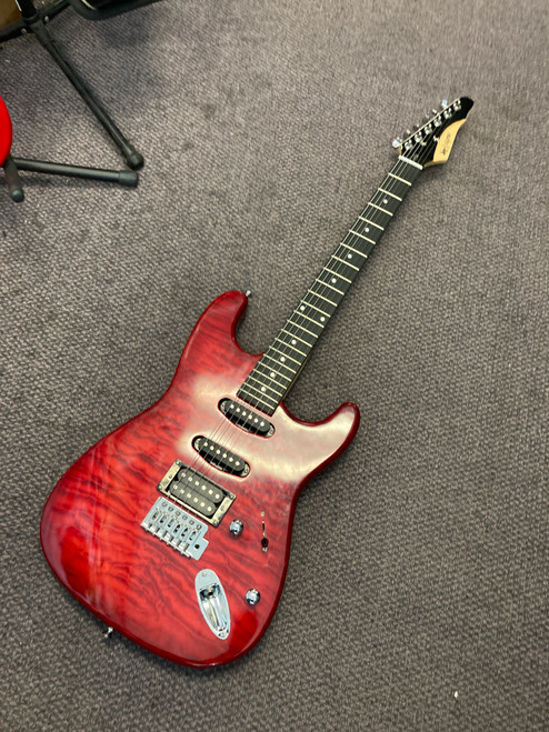 Vist Large View of Product Image Which is Used LEO JAYMZ S-TYPE S Type Electric Guitar Red 6-String 40085-S000105652