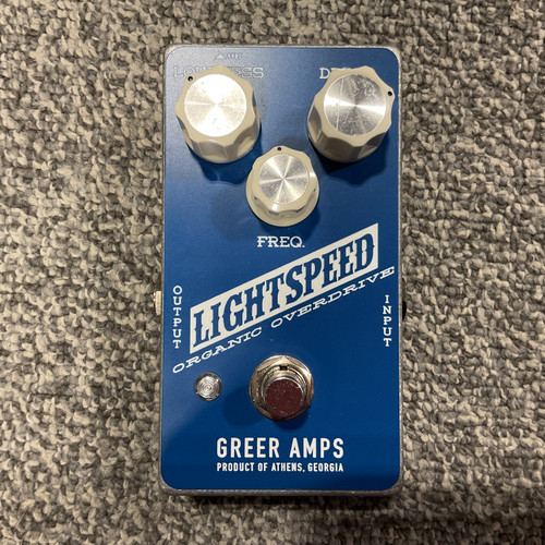 Vist Large View of Product Image Which is Used GREER AMPS LIGHTSPEED ORGANIC OVERDRIVE Guitar Pedal 41106-S000094998
