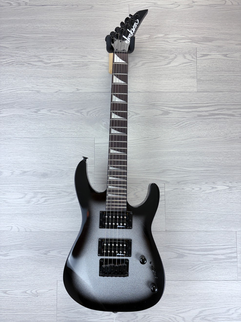 Vist Large View of Product Image Which is Used Jackson JS DINKY MINION JS1X S Type Electric Guitar Silver Burst 6-String 41124-S000205524
