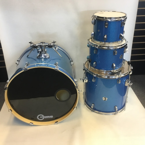 Vist Large View of Product Image Which is Used Gretsch 4PC LUDWIG ELEMENT EVOLUTION Drum Shell Kit Blue 41110-S000070159