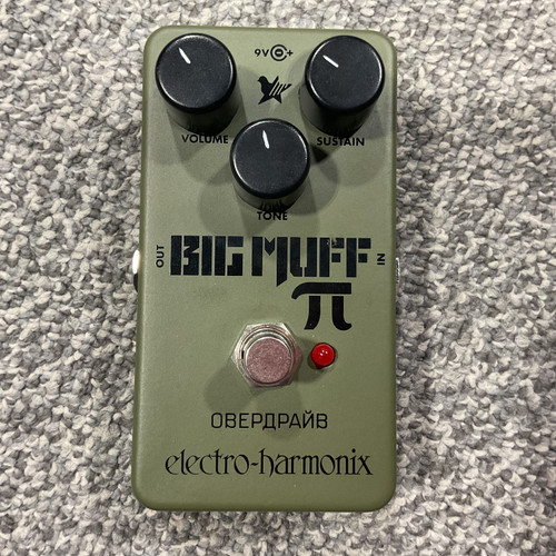 Vist Large View of Product Image Which is Used ELECTRO HARMONIX GREEN RUSSIAN BIG MUFF PI Guitar Fuzz Pedal 41106-S000095008