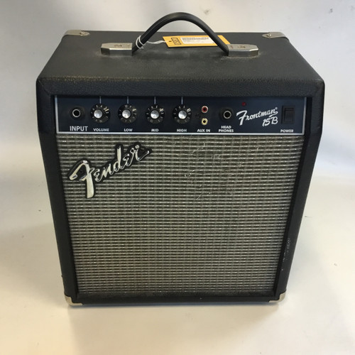 Vist Large View of Product Image Which is Used Fender FRONTMAN 15B 1 x 8 Solid State Amplifier 1 x 8 41110-S000070167