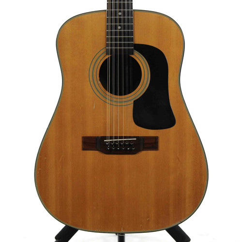 Vist Large View of Product Image Which is Used Washburn D-12 Vintage Solid Top Acoustic Guitar Natural
