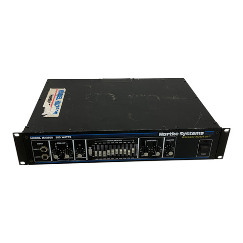 Vist Large View of Product Image Which is Used Hartke HA3500 Solid State Bass Guitar Head 41117-S000051600