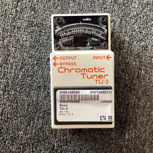 Vist Large View of Product Image Which is Used Boss TU-3 Tuner Pedal 40111-S000188500