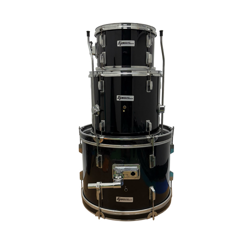 Vist Large View of Product Image Which is Used Sound Percussion 3 PIECE KIT Drum Kit Black 20" Kick Drum 41126-S000090579