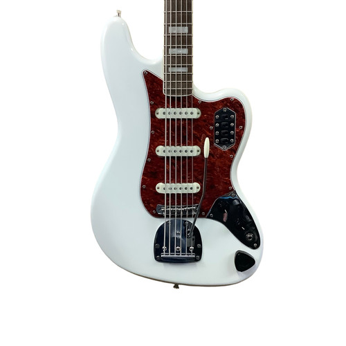 Vist Large View of Product Image Which is Used Squier BASS VI Bass Guitar White 6-String 40083-S000153306