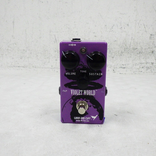 Vist Large View of Product Image Which is Used Wren and Cuff Violet World Fuzz Pedal 40042-S000260238