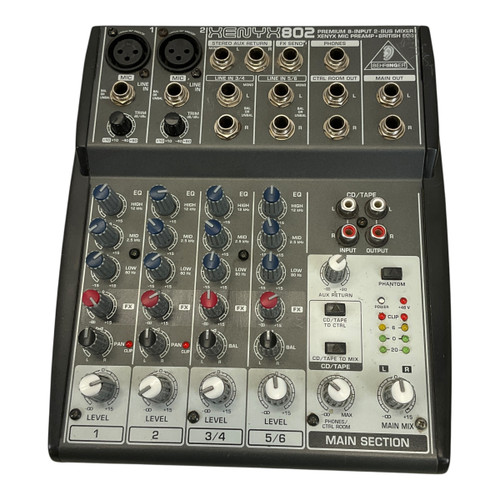 Vist Large View of Product Image Which is Used Behringer Xenyx 802 Compact Mixer 41117-S000051615