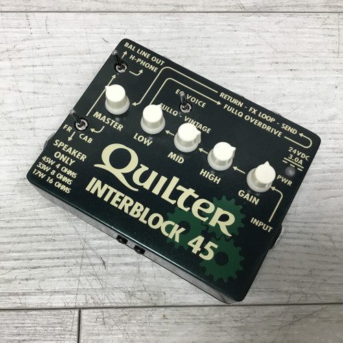Vist Large View of Product Image Which is Used Quilter Interblock 45 Watt Solid State Amp Pedal