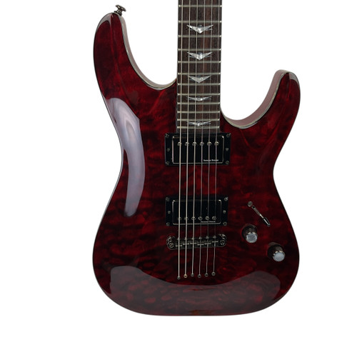 Vist Large View of Product Image Which is Used Schecter OMEN EXTREME Double Cut Electric Guitar Red 6-String 41120-S000034419