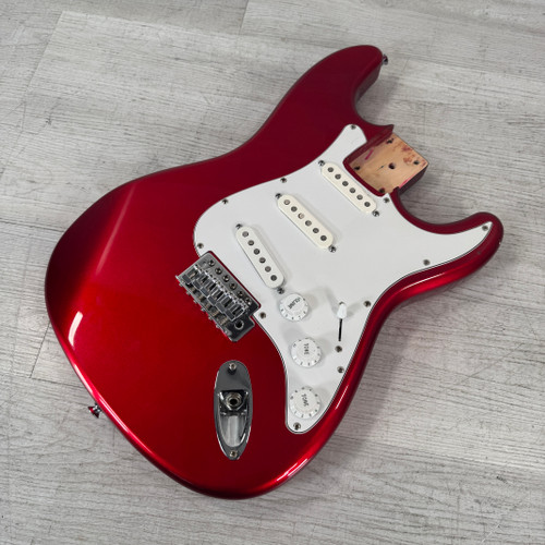 Vist Large View of Product Image Which is Used Squier Stratocaster Electric Guitar Body - Red