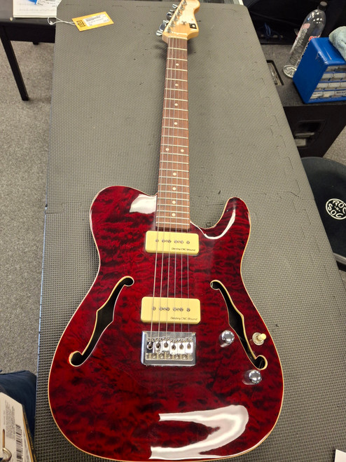 Vist Large View of Product Image Which is Used IYV HOLLOW TELECASTER Electric Guitar Red 6-String 41116-S000048978