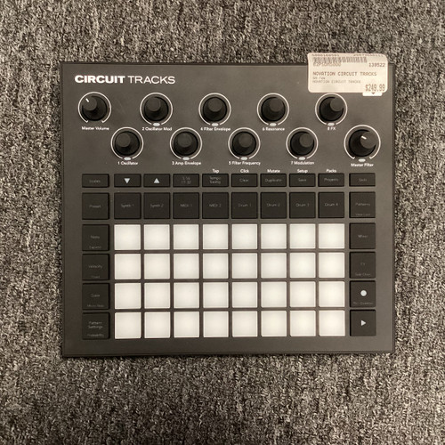 Vist Large View of Product Image Which is Used NOVATION CIRCUIT TRACKS Groove Box 40111-S000188591