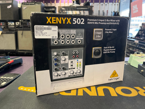 Vist Large View of Product Image Which is Used Behringer XENYX 502 W/AC Compact Mixer 40085-S000105700