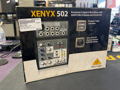 Vist Large View of Product Image Which is Used Behringer XENYX 502 W/AC Compact Mixer 40085-S000105701