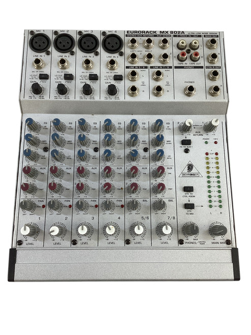 Vist Large View of Product Image Which is Used Behringer MX802A MIXER W/AC 41115-S000113504