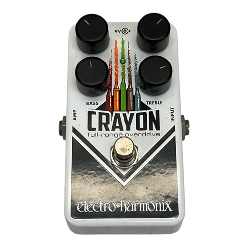Vist Large View of Product Image Which is Used Electro Harmonix Crayon Overdrive Pedal 41117-S000051628