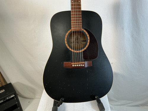 Vist Large View of Product Image Which is Used Art & Lutherie CEDAR SATIN Laminate Top Acoustic Guitar Black