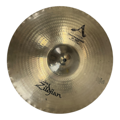 Vist Large View of Product Image Which is Used Zildjian 15 A Custom Mastersound Hi Hat Bottom Hi Hat Cymbals 14" 41117-S000051647