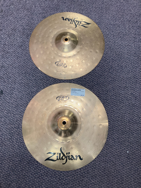 Vist Large View of Product Image Which is Used Zildjian 13 ZBT HATS Hi Hat Cymbals 13" 40085-S000105721
