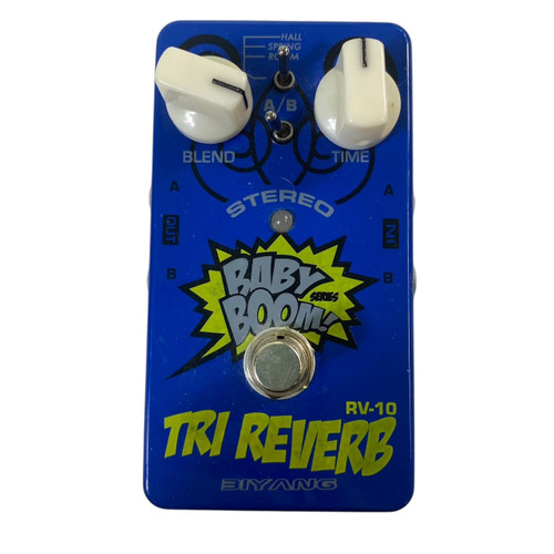 Vist Large View of Product Image Which is Used Biyang TRI REVERB RV-10 Reverb Pedal