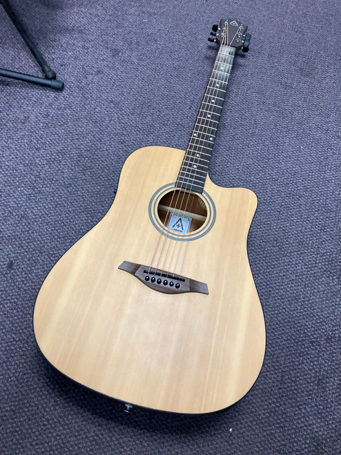Vist Large View of Product Image Which is Used Hohner AS305 CE NS Laminate Top Acoustic Guitar Natural 40085-S000105723
