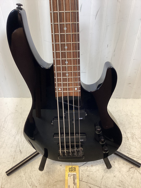 Vist Large View of Product Image Which is Used LTD B-55 Modern Metal Bass Guitar Black 5-String