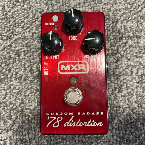 Vist Large View of Product Image Which is Used MXR CUSTOM BADASS 78 DISTORTION Guitar Pedal 41106-S000095175