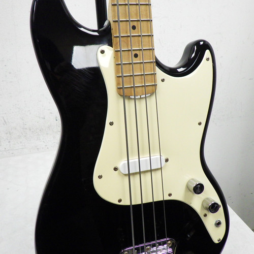 Vist Large View of Product Image Which is Used Squier Bronco Bass Black 4-String 40042-S000260371