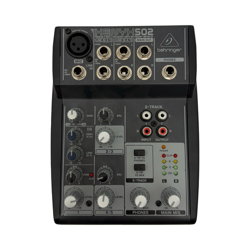 Vist Large View of Product Image Which is Used Behringer XENYX 502 5-CHANNEL ANALOG MIXER Compact Mixer 41126-S000090637