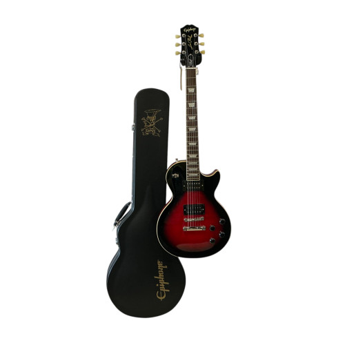 Vist Large View of Product Image Which is Used Epiphone SLASH LP STANDARD VERMILLION W/OHSC LP Type Electric Guitar Custom Graphics 6-String