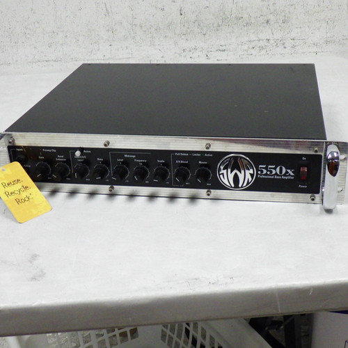 Vist Large View of Product Image Which is Used SWR 550X Bass Rackmount Amp Head 40042-S000260401