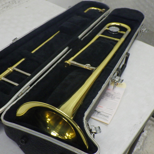 Vist Large View of Product Image Which is Used Yamaha YSL-354 Trombone 40042-S000260436