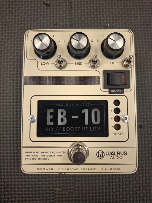 Vist Large View of Product Image Which is Used Walrus Audio EB-10 EQ BOOST EQ Pedal 41116-S000049001