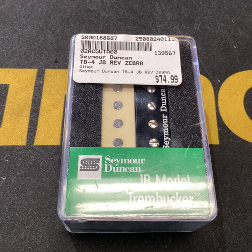 Vist Large View of Product Image Which is Used Seymour Duncan TB-4 JB REV ZEBRA Guitar Pickup 40111-S000188687
