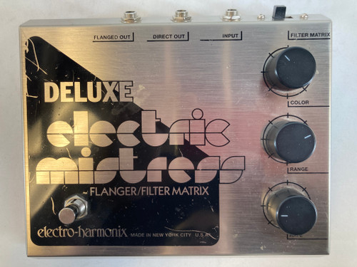 Vist Large View of Product Image Which is Used Electro Harmonix Deluxe Electric Mistress Flanger Pedal