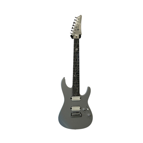 Vist Large View of Product Image Which is Used Ibanez TOD50 TIM HENSON W/GIGBAG Super S Electric Guitar Silver/Gray 7-String
