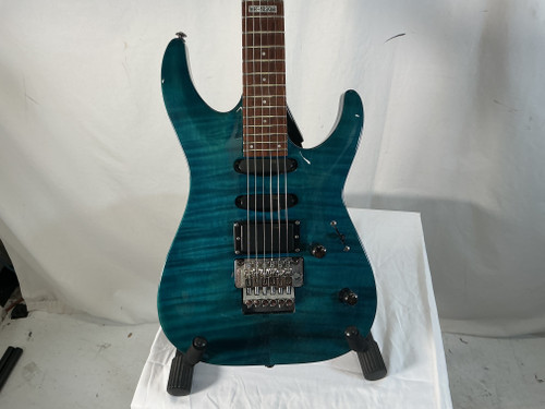 Vist Large View of Product Image Which is Used LTD MH-103QM Super S Electric Guitar Blue 6-String