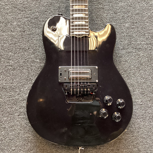 Vist Large View of Product Image Which is Used Ovation UK II MODIFIED Vintage LP Type Electric Guitar Black 6-String