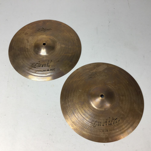 Vist Large View of Product Image Which is Used Zildjian 13IN SCIMITAR HI HATS Hi Hat Cymbals 13"