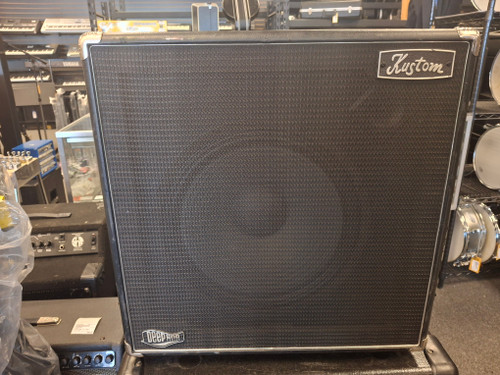 Vist Large View of Product Image Which is Used Kustom DEEP115 1 x 15 Bass Guitar Cabinet 1 x 15