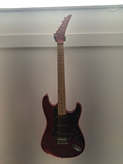 Vist Large View of Product Image Which is Used Kay ODC SSS Electric Guitar Red 6-String